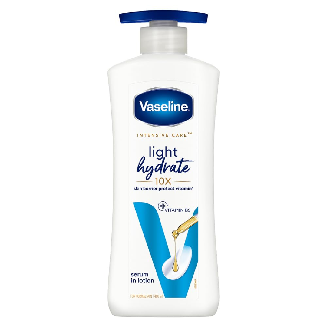 VASELINE SERUM IN LOTION IC LIGHT HYDRATE 400ML